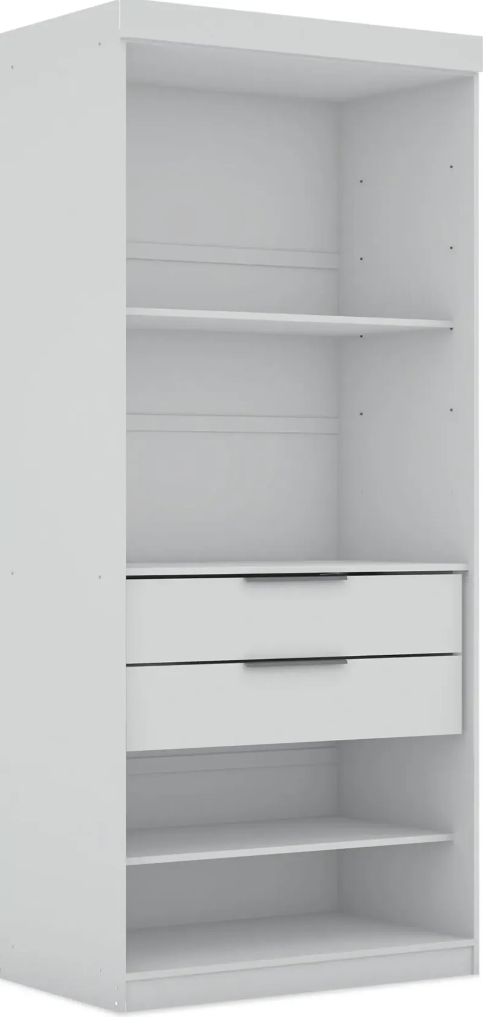 Cornell Open Section Closet - White