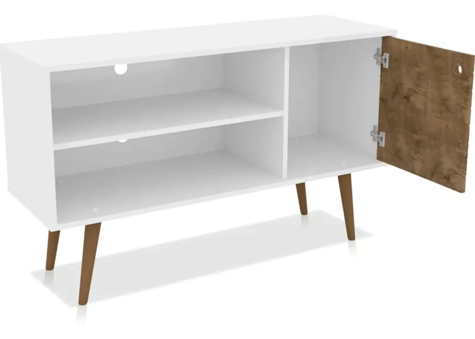 Webb 43" TV Stand - White/Brown