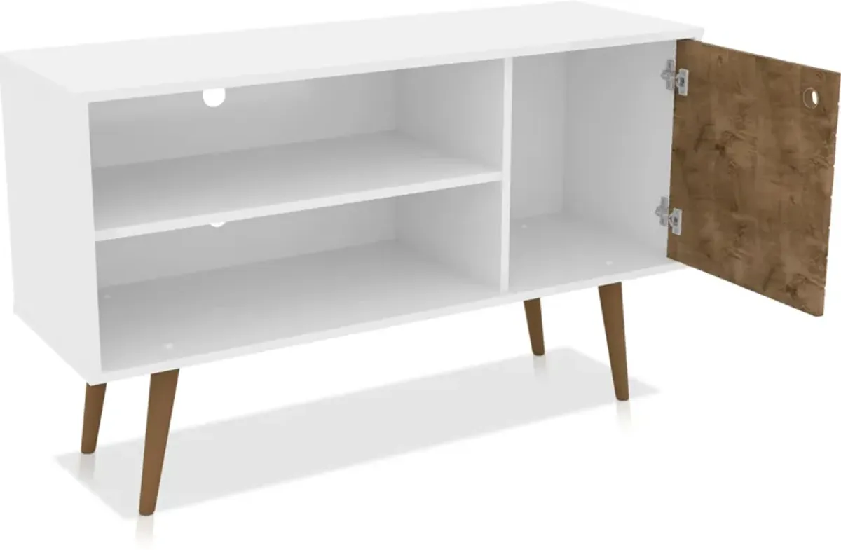 Webb 43" TV Stand - White/Brown