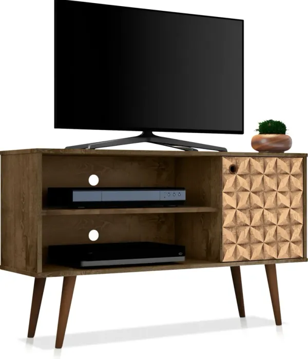 Webb 43" TV Stand - Brown/3D Print