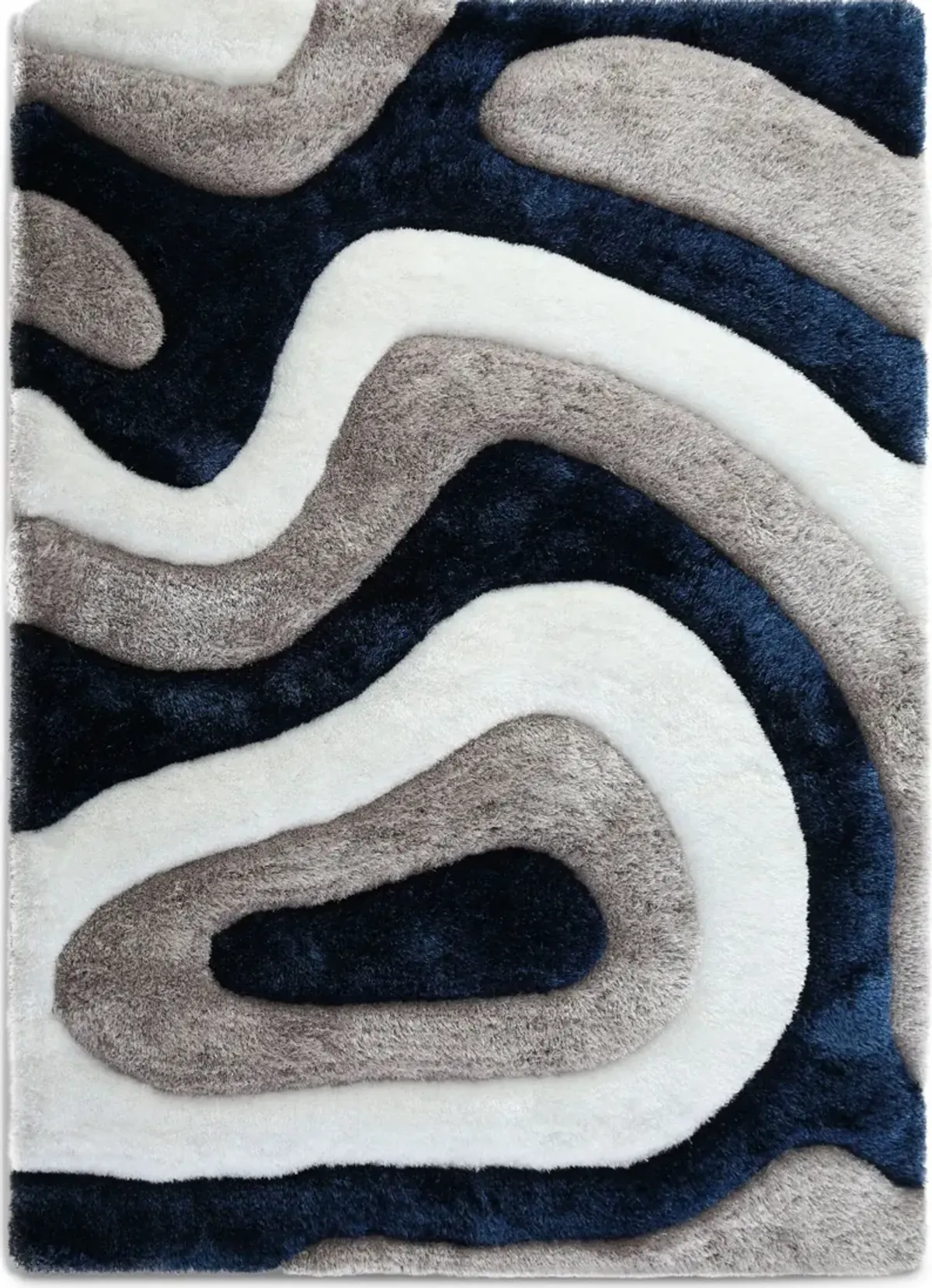 Bayou 5' x 7' Area Rug - Blue/White