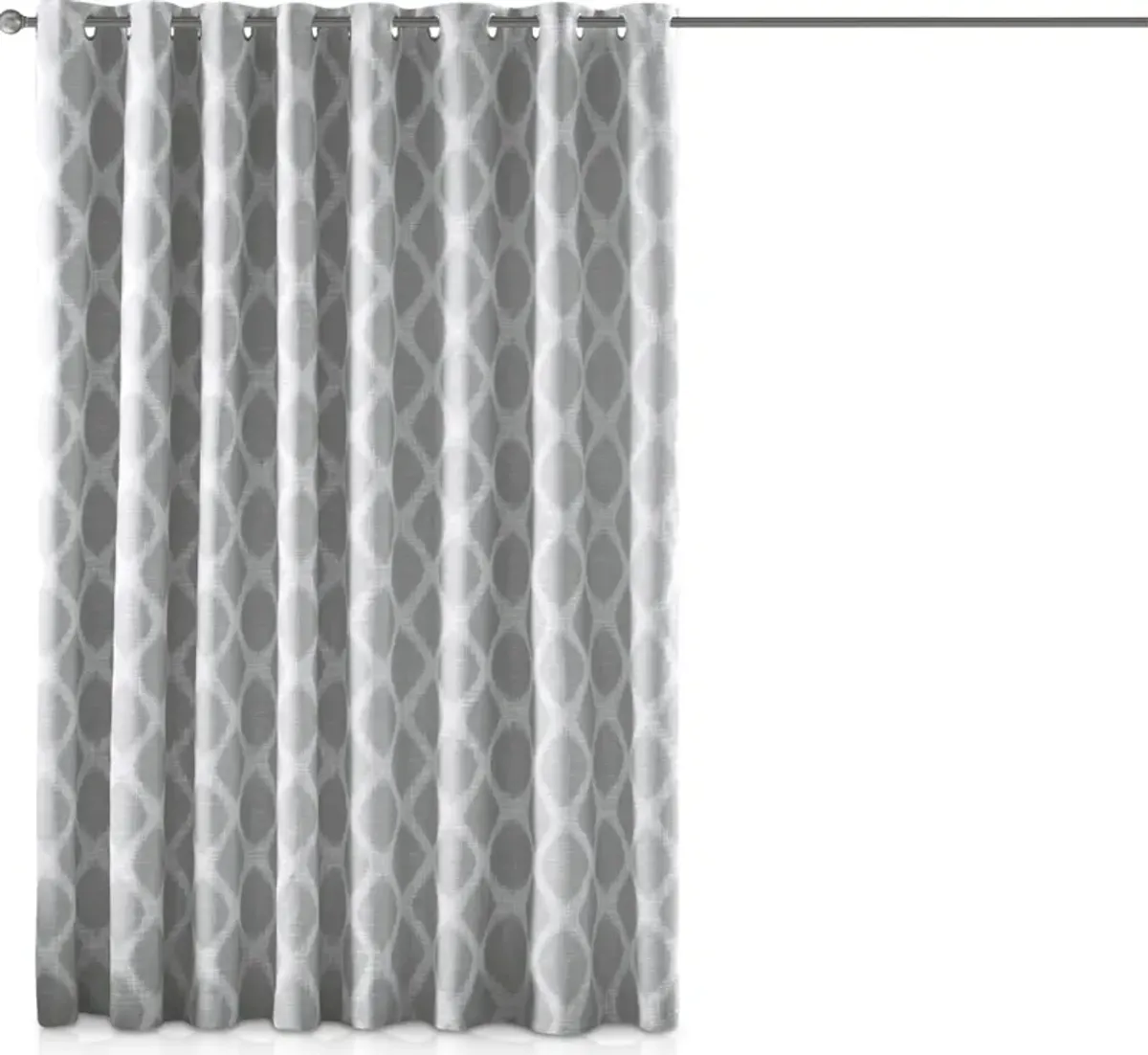 Oswego 84" Blackout Patio Curtain - Gray