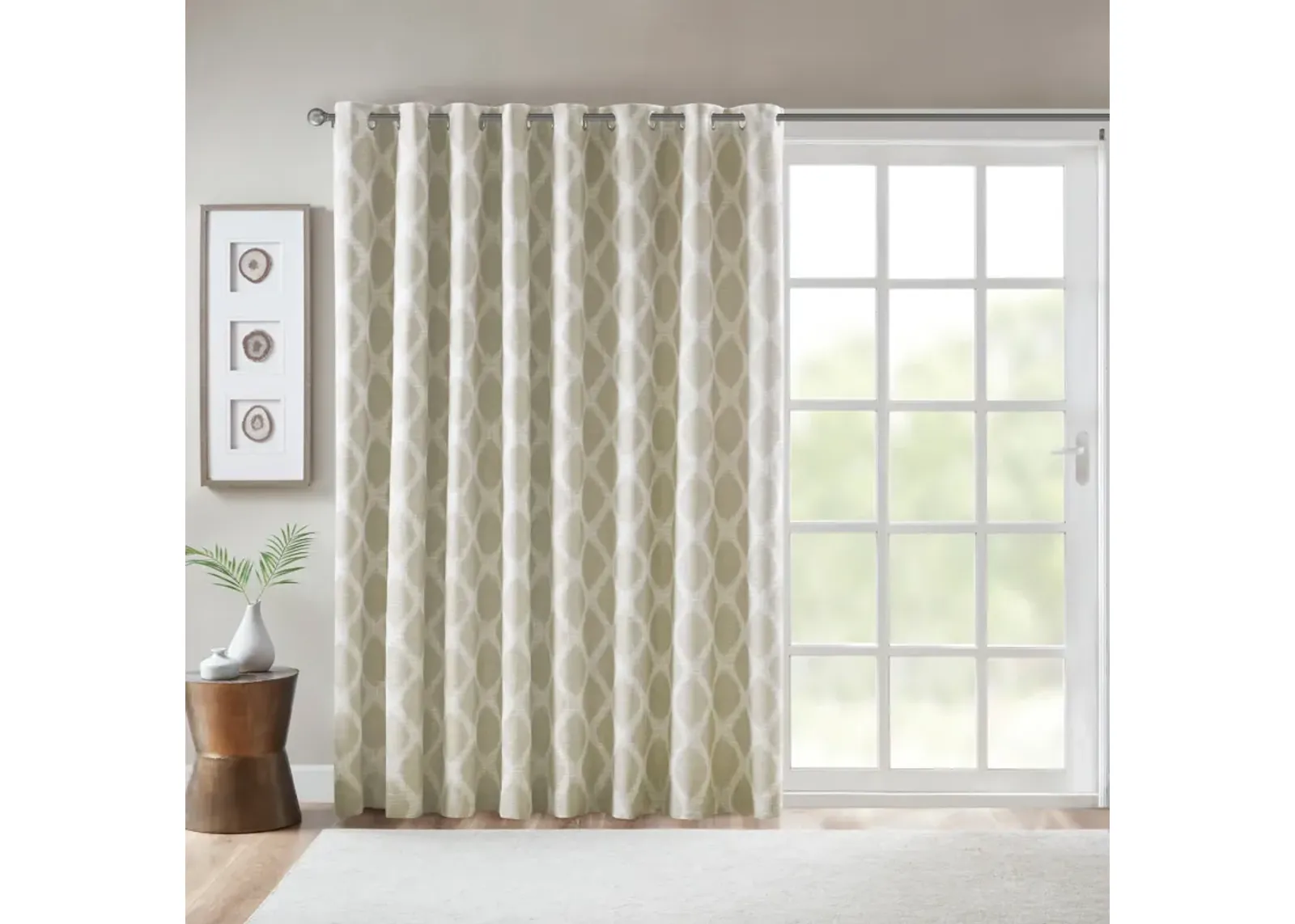 Oswego 84" Blackout Patio Curtain - Taupe