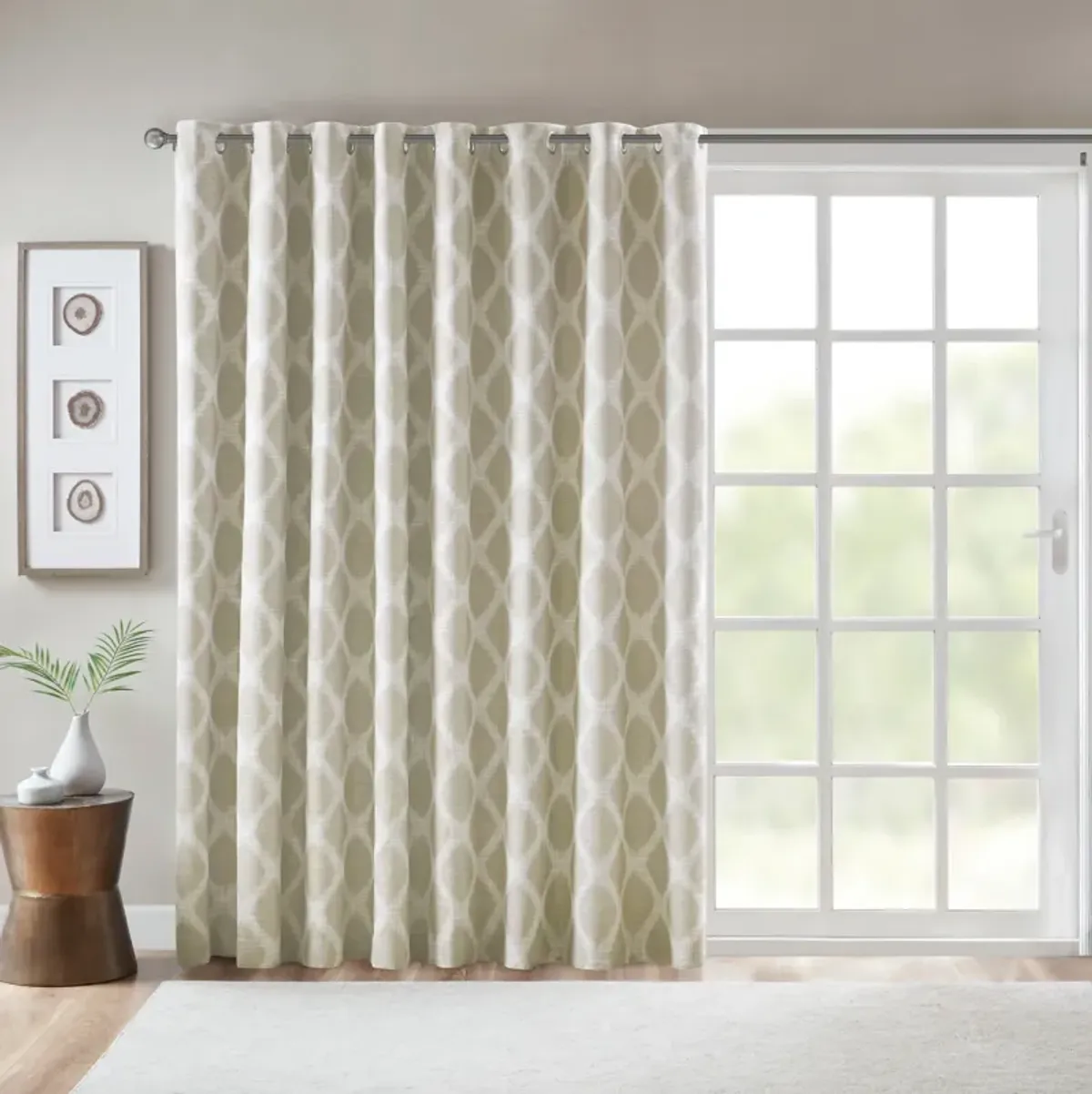 Oswego 84" Blackout Patio Curtain - Taupe