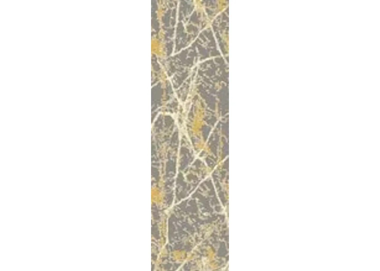 Nyla 2' x 8' Runner -  Gray/Gold