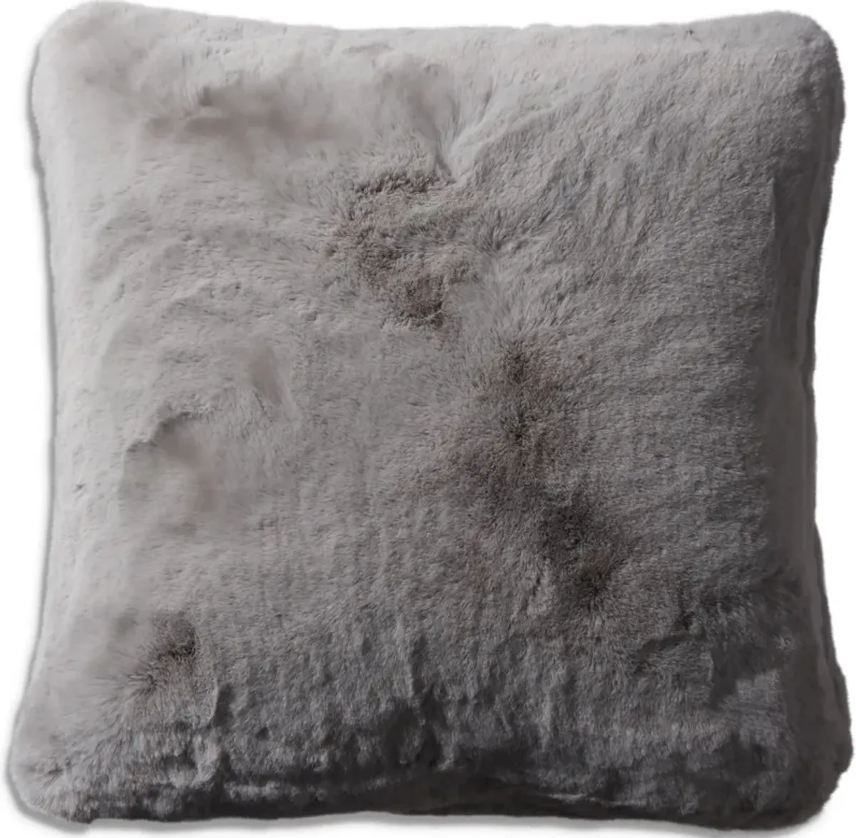 Faux Fur Pillow - Big Bear Gray