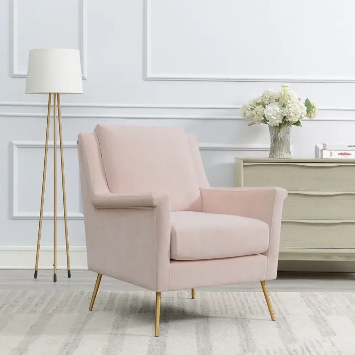 Linn Accent Chair - Blush