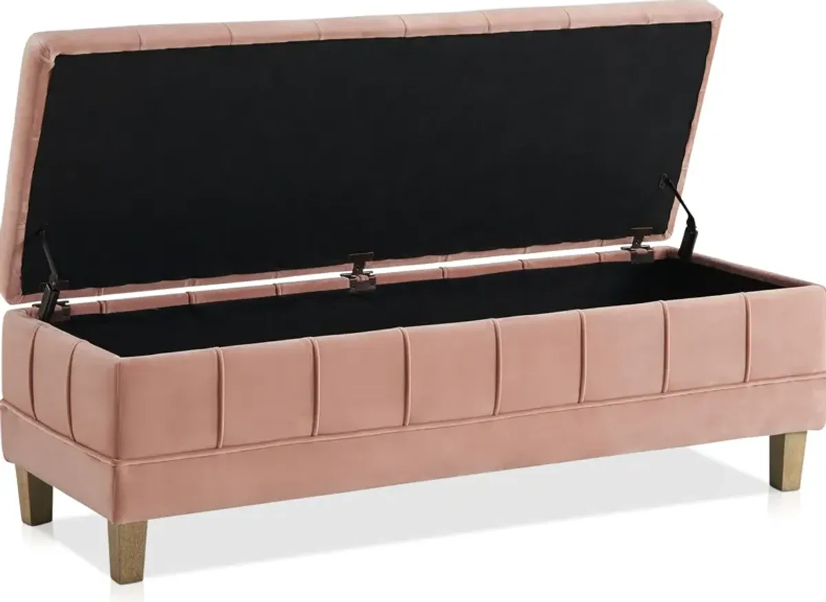 Jayde Ottoman - Blush