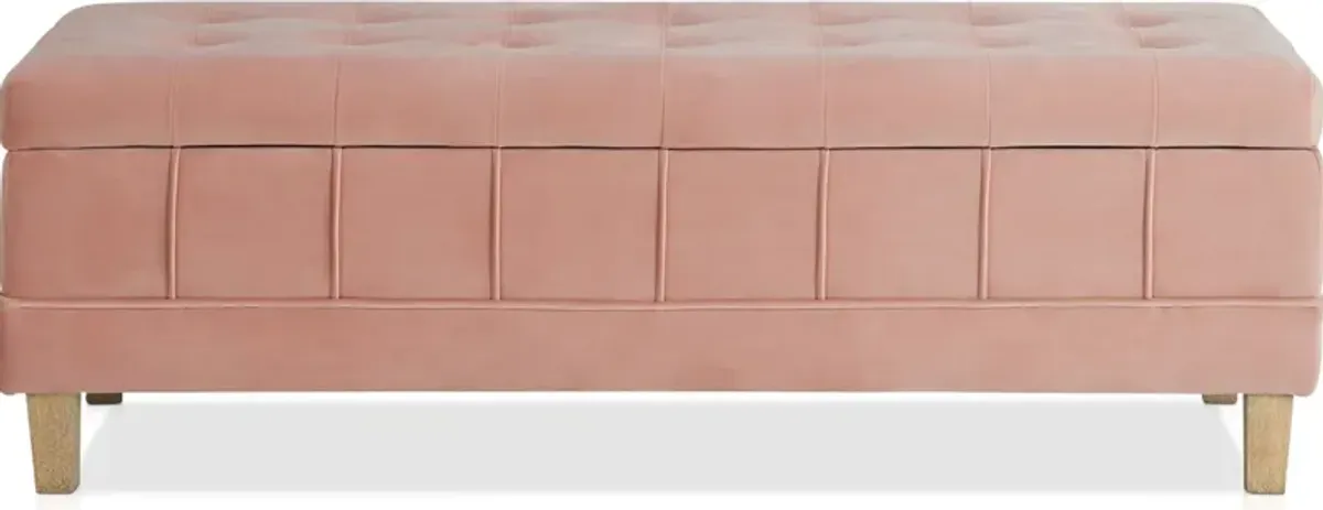 Jayde Ottoman - Blush