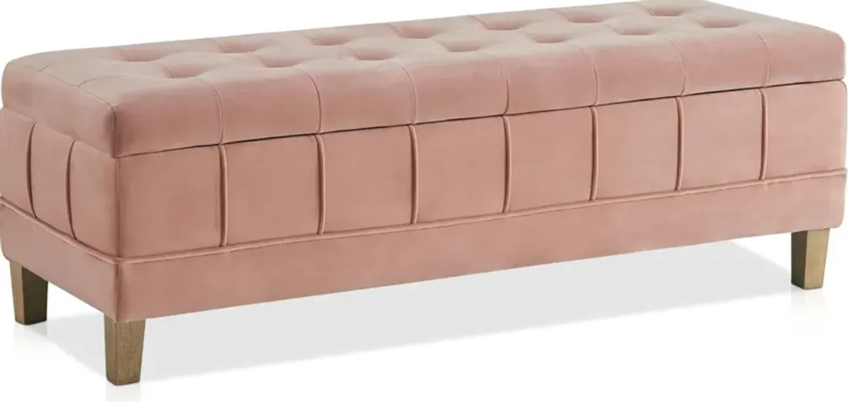 Jayde Ottoman - Blush