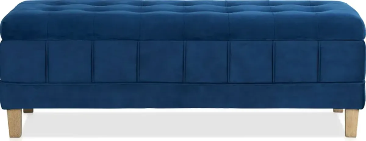 Jayde Ottoman - Blue