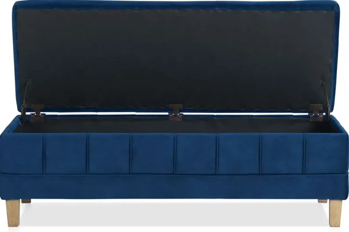 Jayde Ottoman - Blue