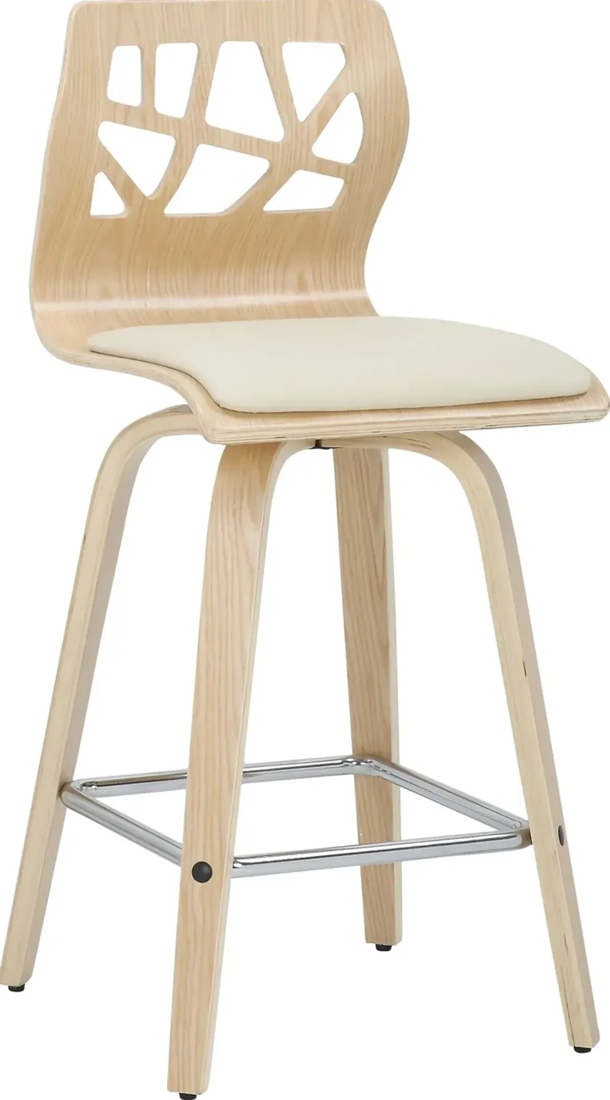 Nellie Set of 2 Counter-Height Stools - Natural