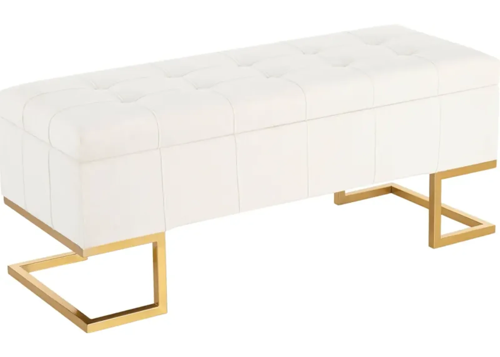 Cassis Storage Bench - White