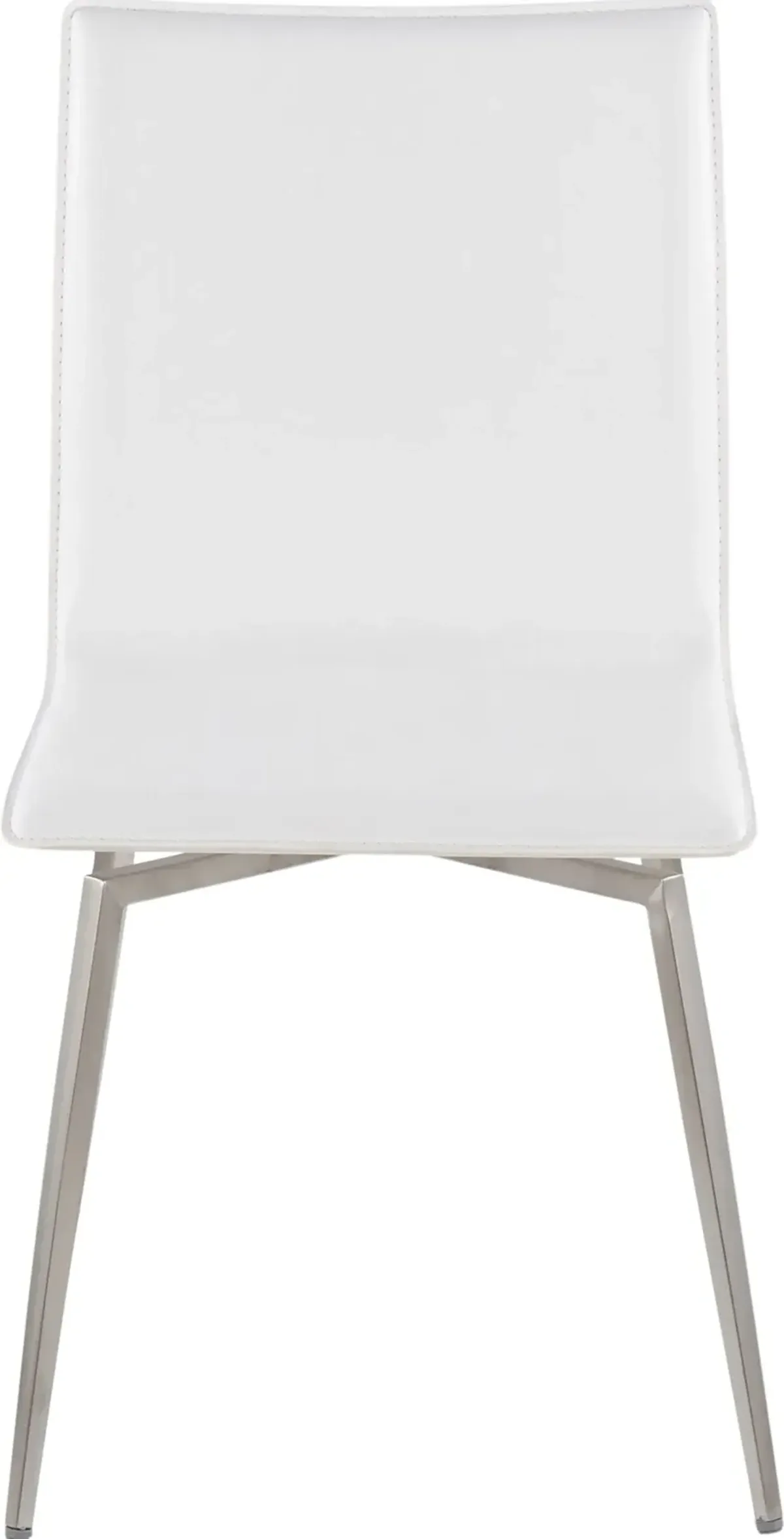 Midas Set of 2 Dining Chairs - White