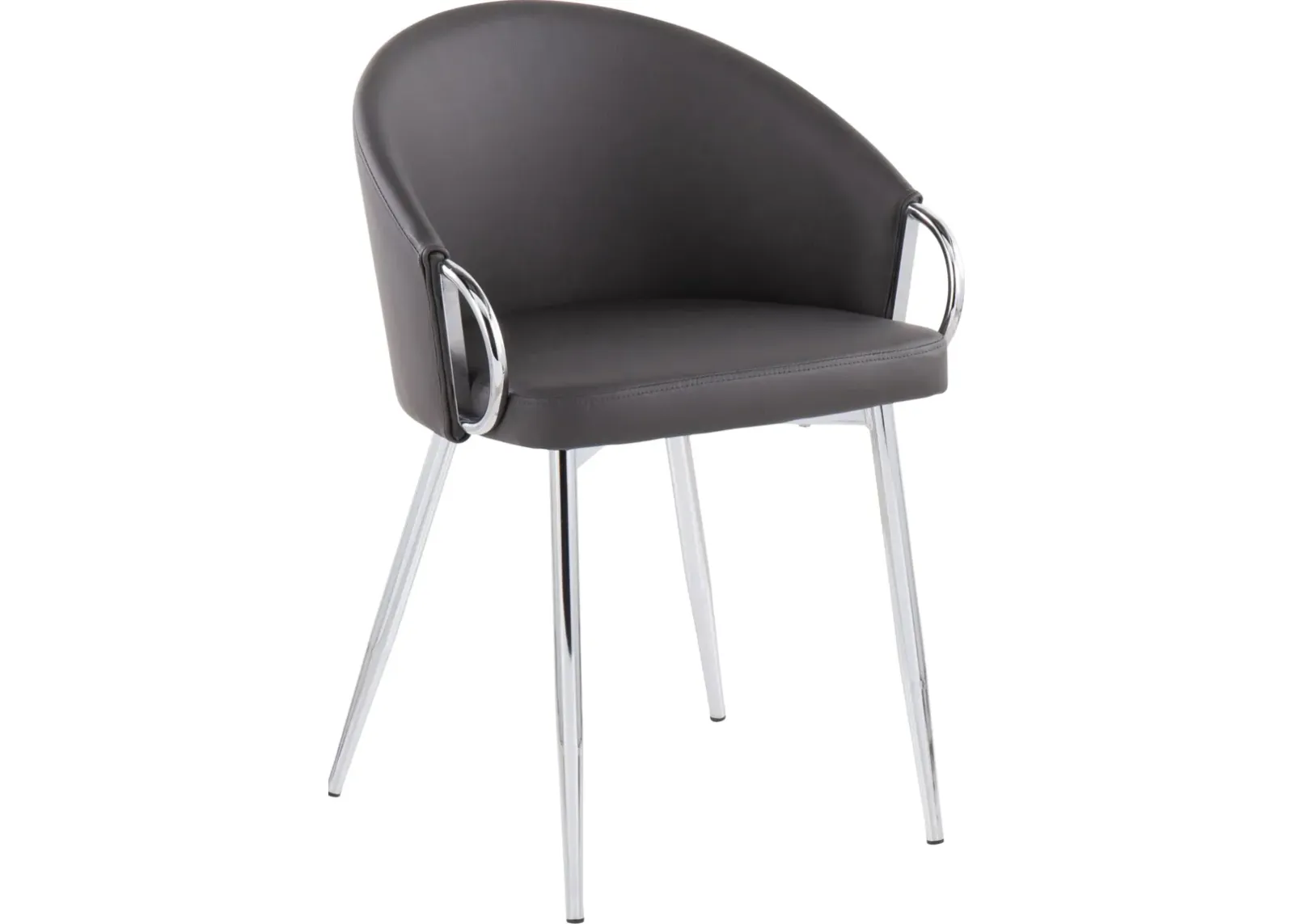 Eve Dining Chair - Silver/Gray