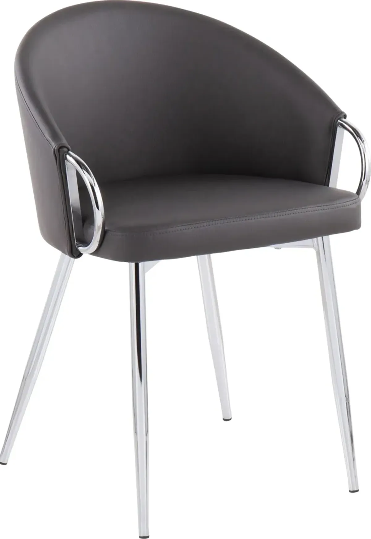 Eve Dining Chair - Silver/Gray