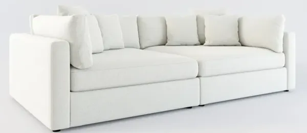 Haven Foam Comfort 2-Piece Media Sofa - Oslo Snow