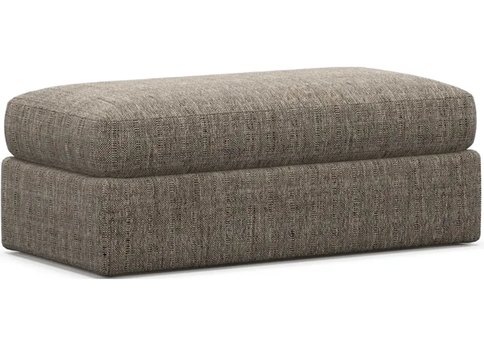 Haven Foam Comfort Ottoman - Flint