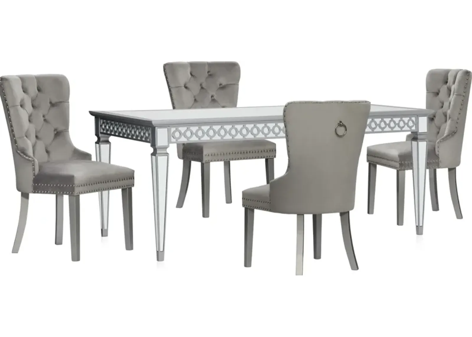 Belle Dining Table and 4 Chairs