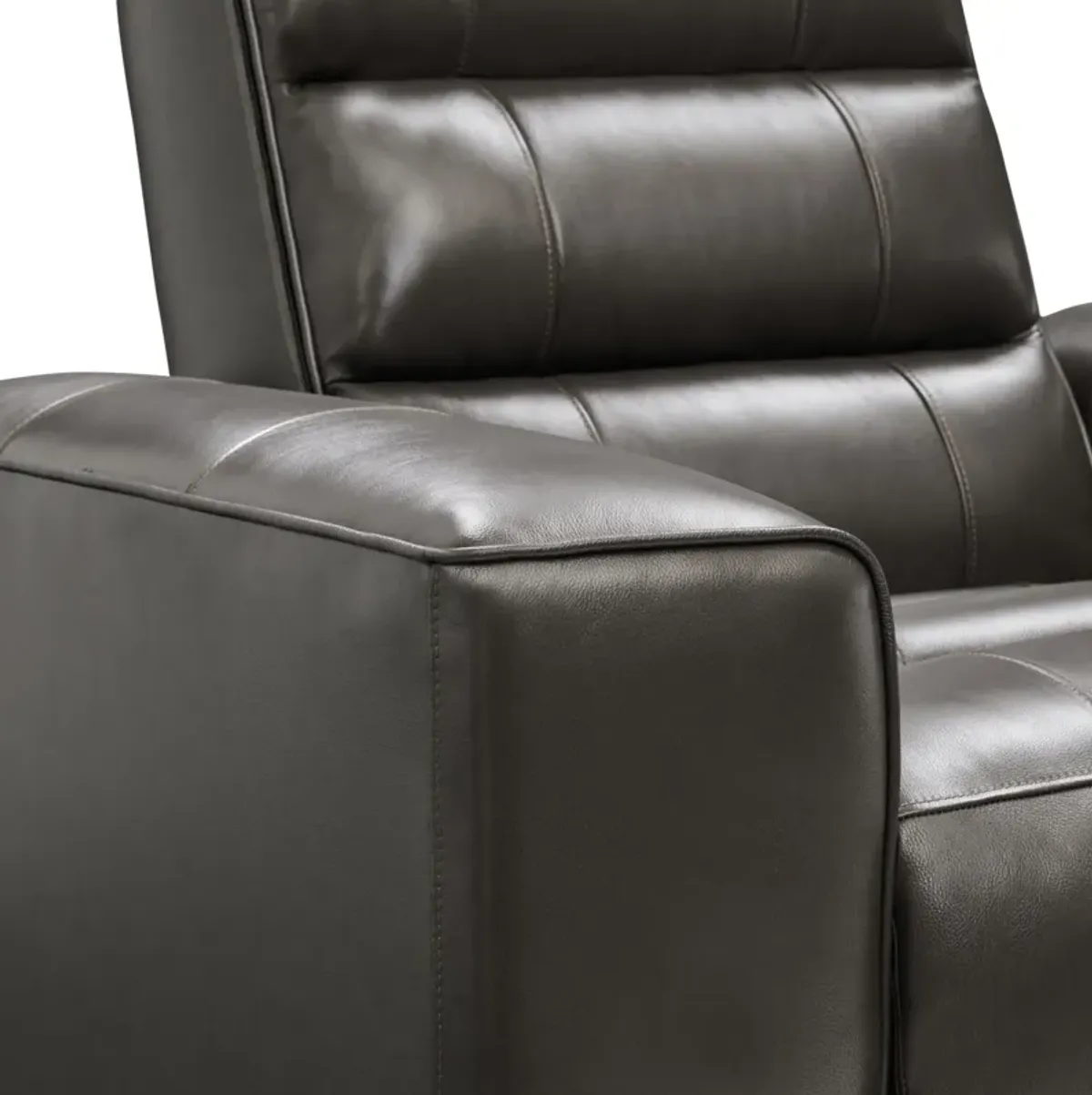 Hartley Dual-Power Recliner - Charcoal