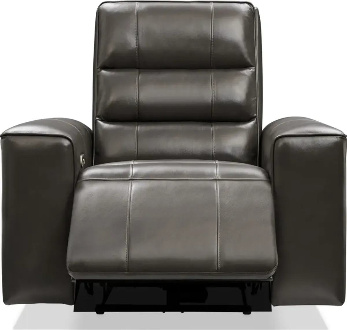 Hartley Dual-Power Recliner - Charcoal