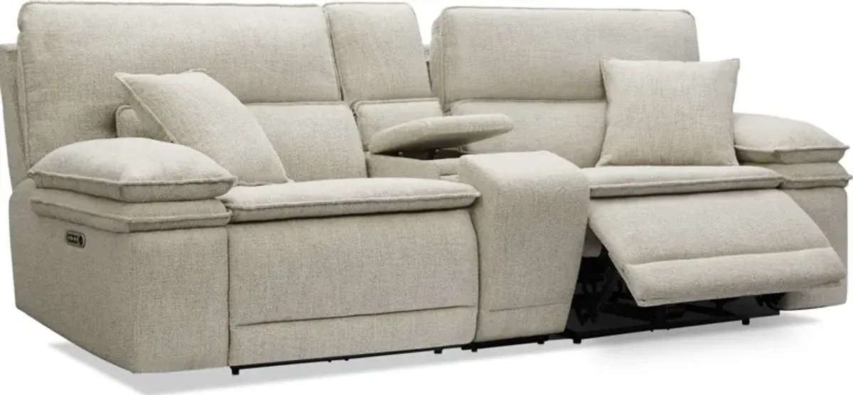 Brookdale 3-Piece Dual-Power Reclining Sofa with Console