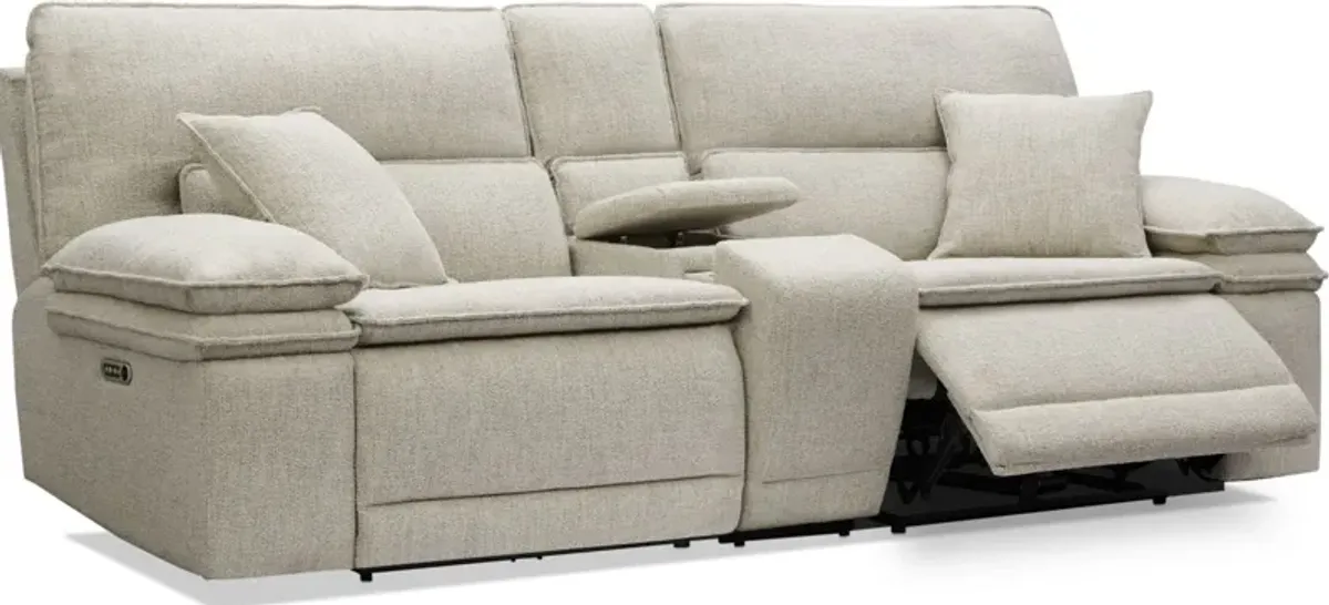 Brookdale 3-Piece Dual-Power Reclining Sofa with Console