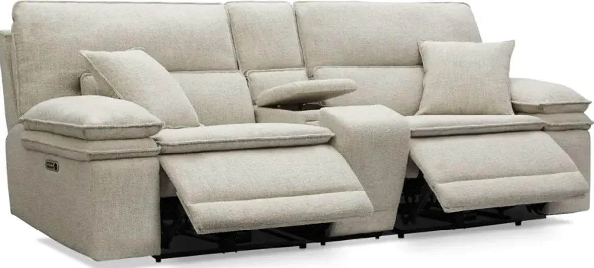 Brookdale 3-Piece Dual-Power Reclining Sofa with Console