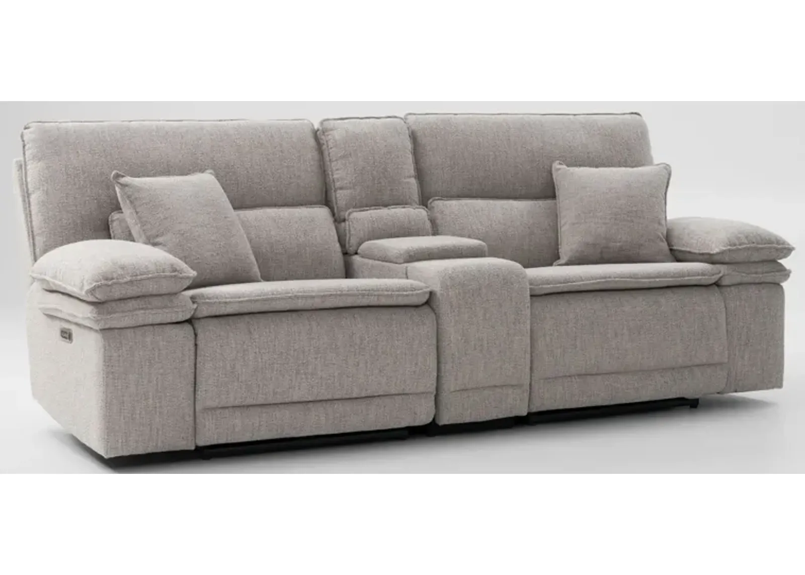 Brookdale 3-Piece Dual-Power Reclining Sofa with Console