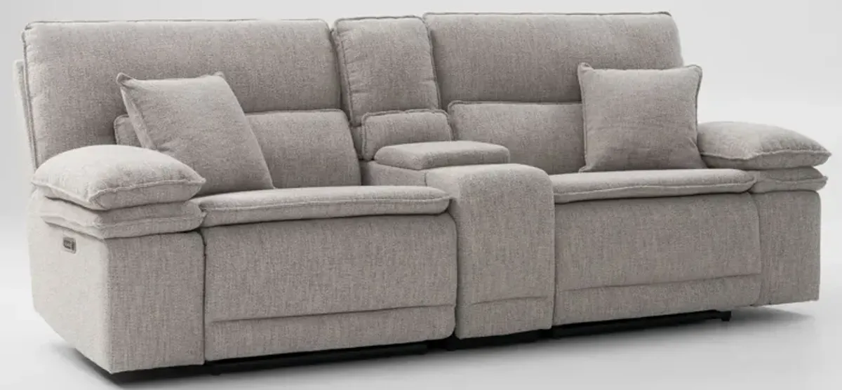 Brookdale 3-Piece Dual-Power Reclining Sofa with Console