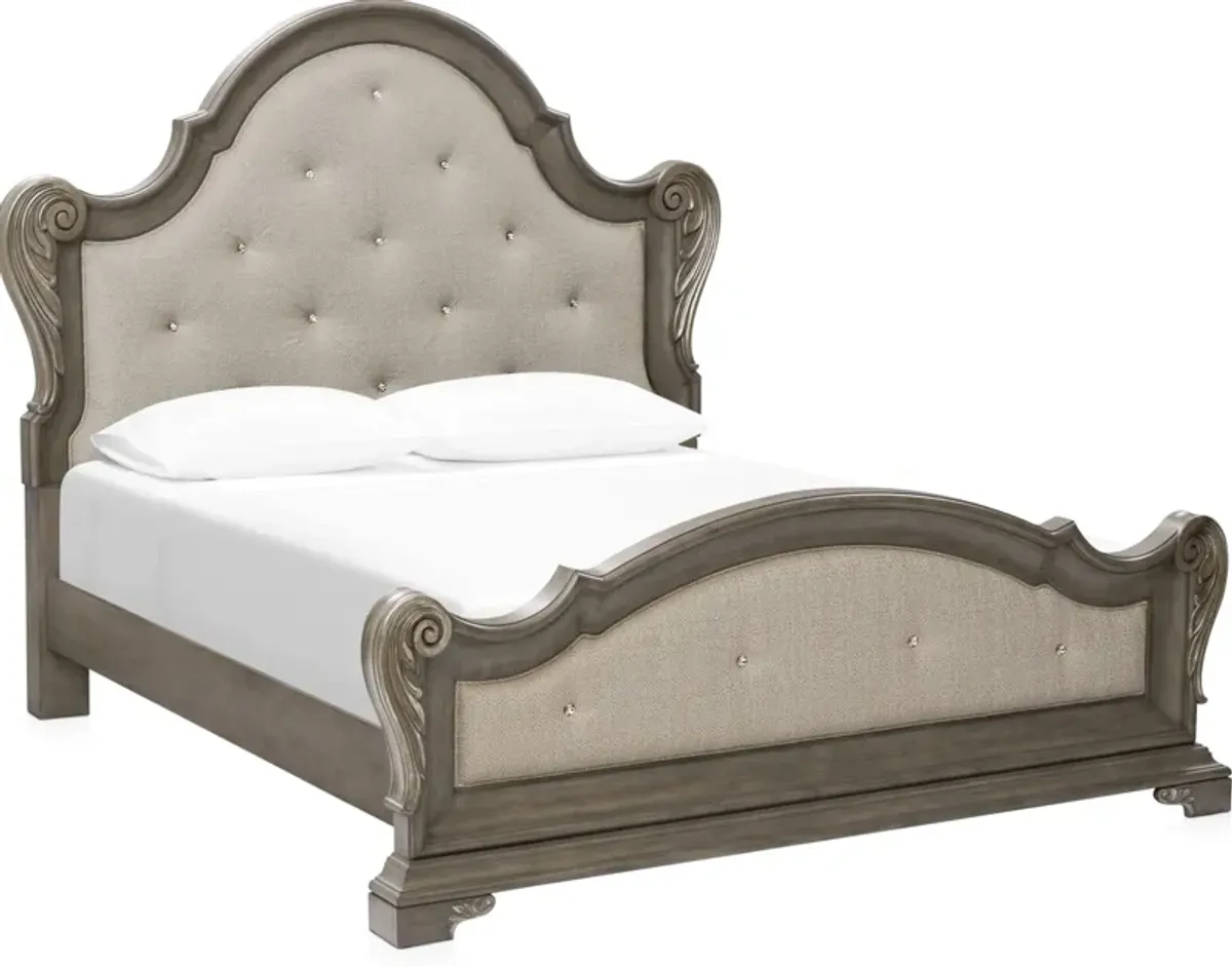 Vivian 5-Piece Queen Bedroom Set with Dresser and Mirror