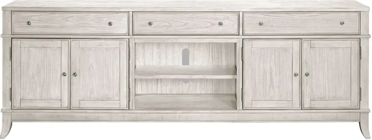 Hazel 94" TV Stand - Water White