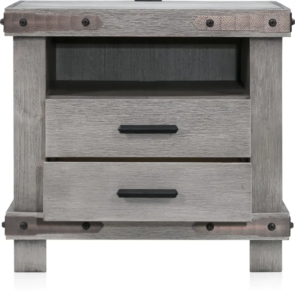 Sterling End Table - Gray