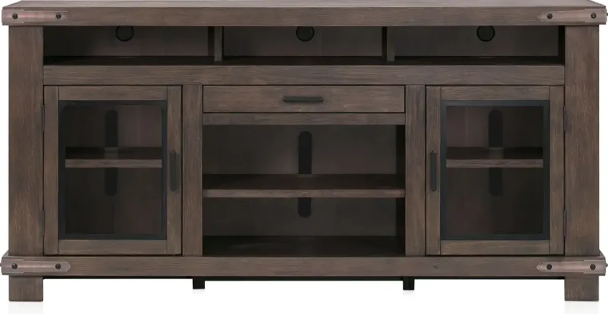 Sterling 78" TV Stand - Brown