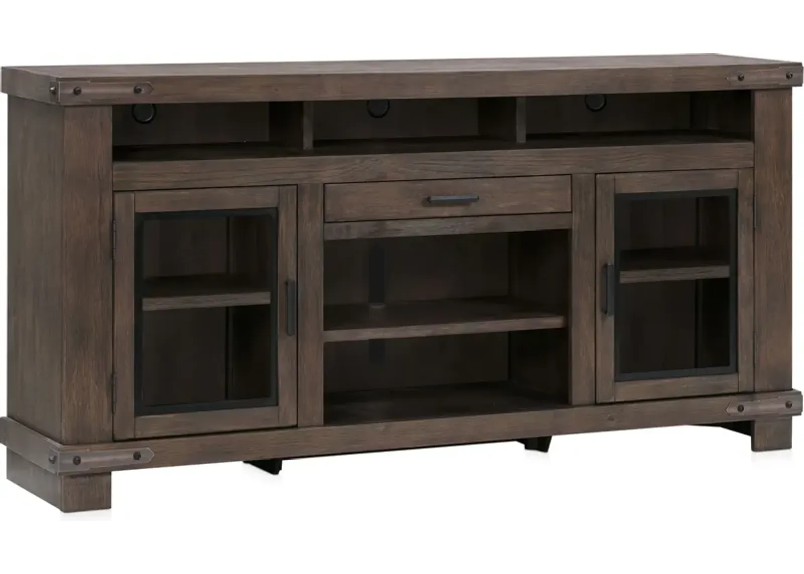 Sterling 78" TV Stand - Brown