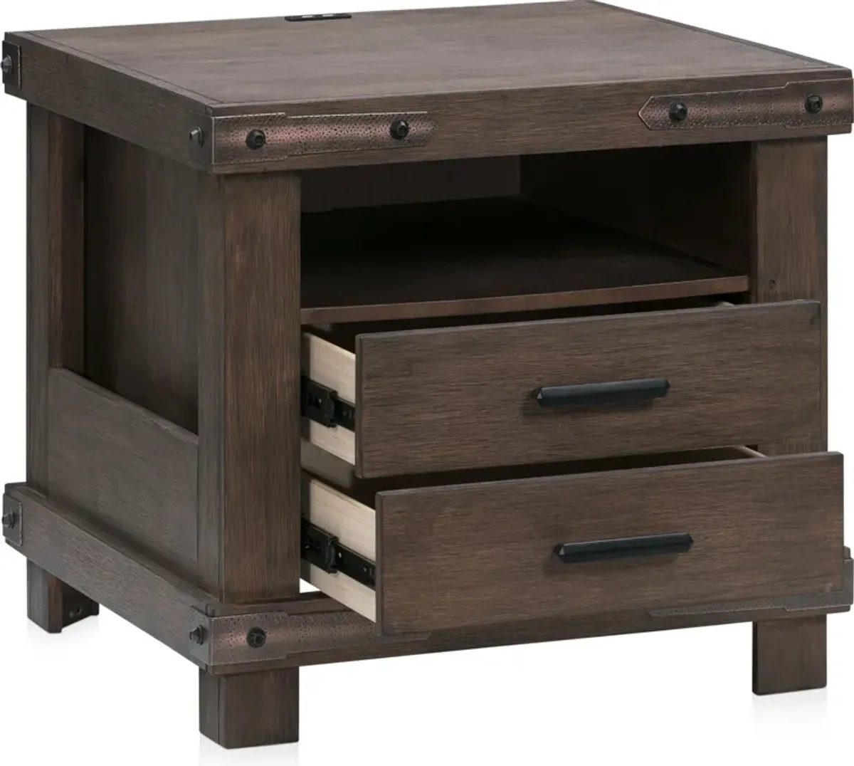 Sterling End Table - Brown