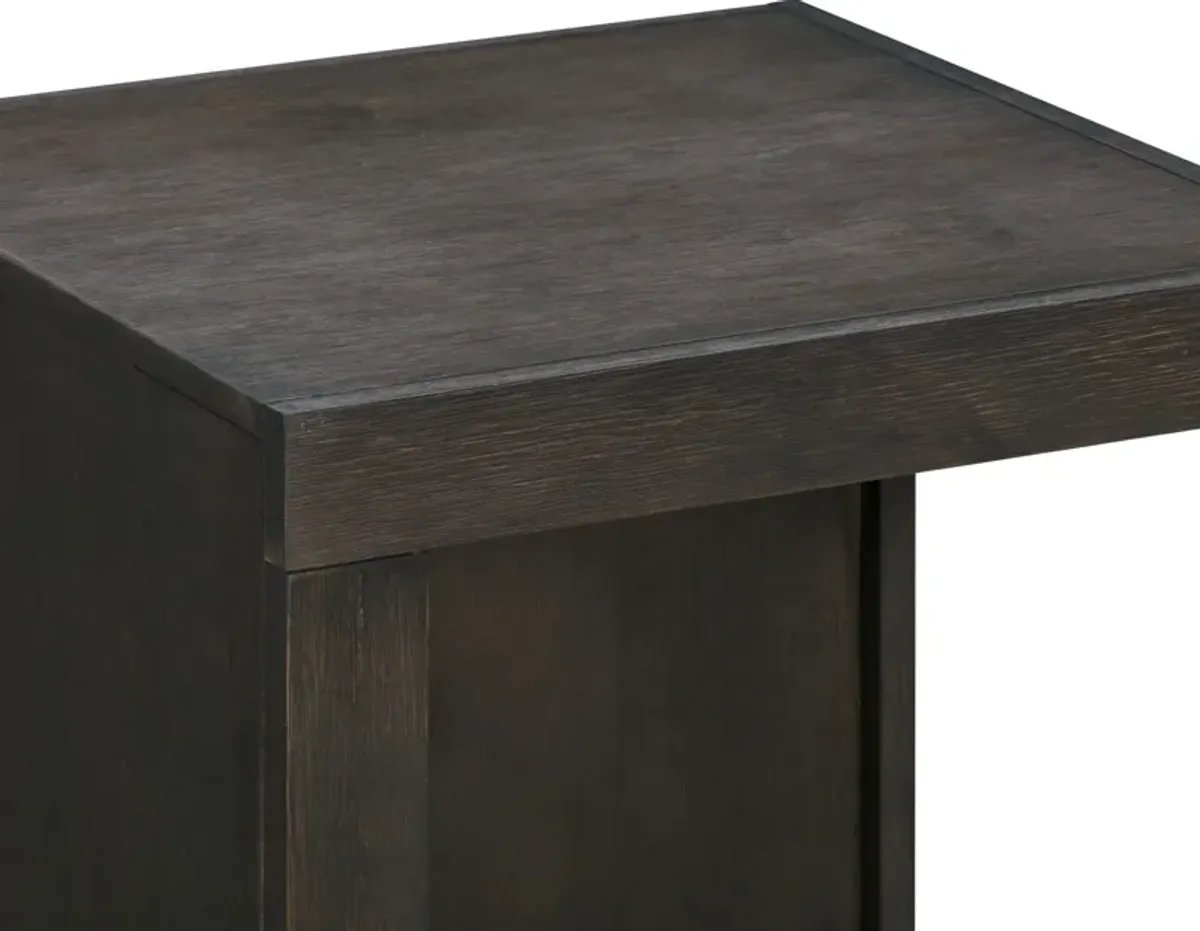 Butler End Table - Brown