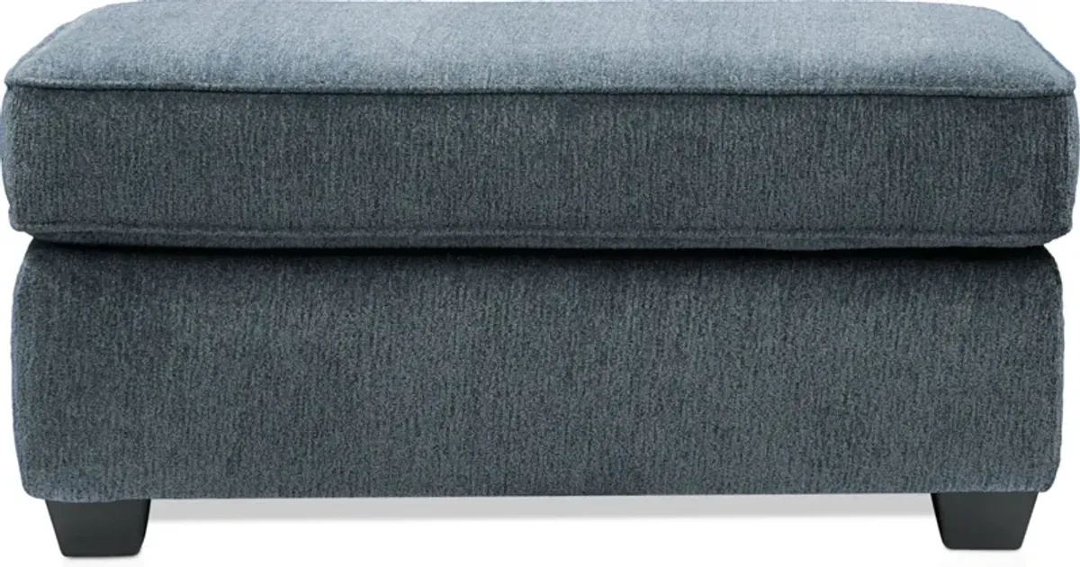 Callie Ottoman - Navy