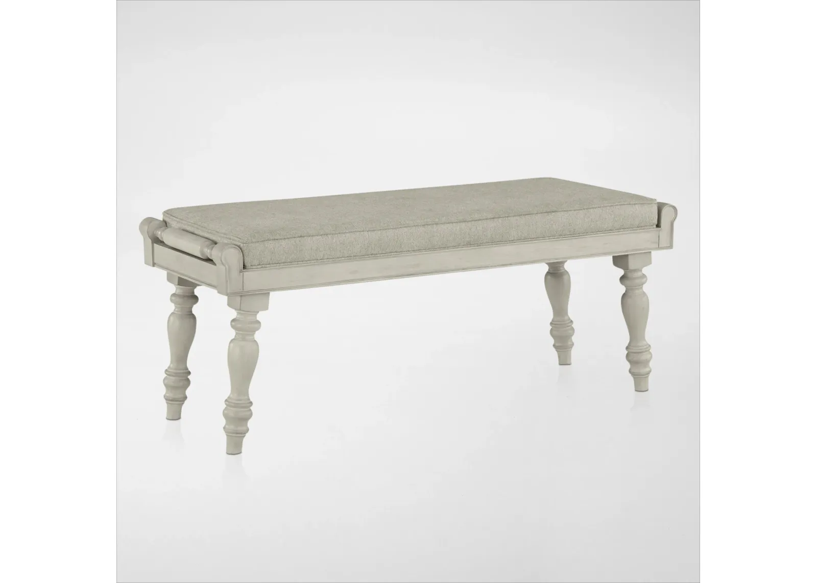 Vineyard Dining Bench - Ivory