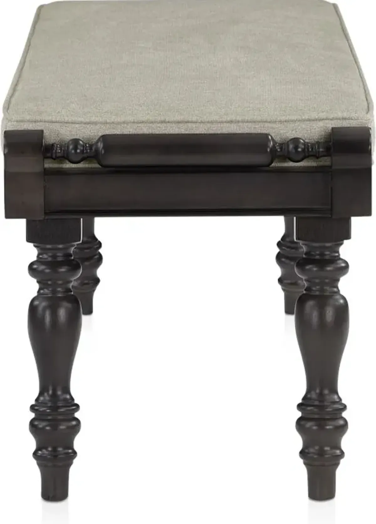 Vineyard Dining Bench - Black