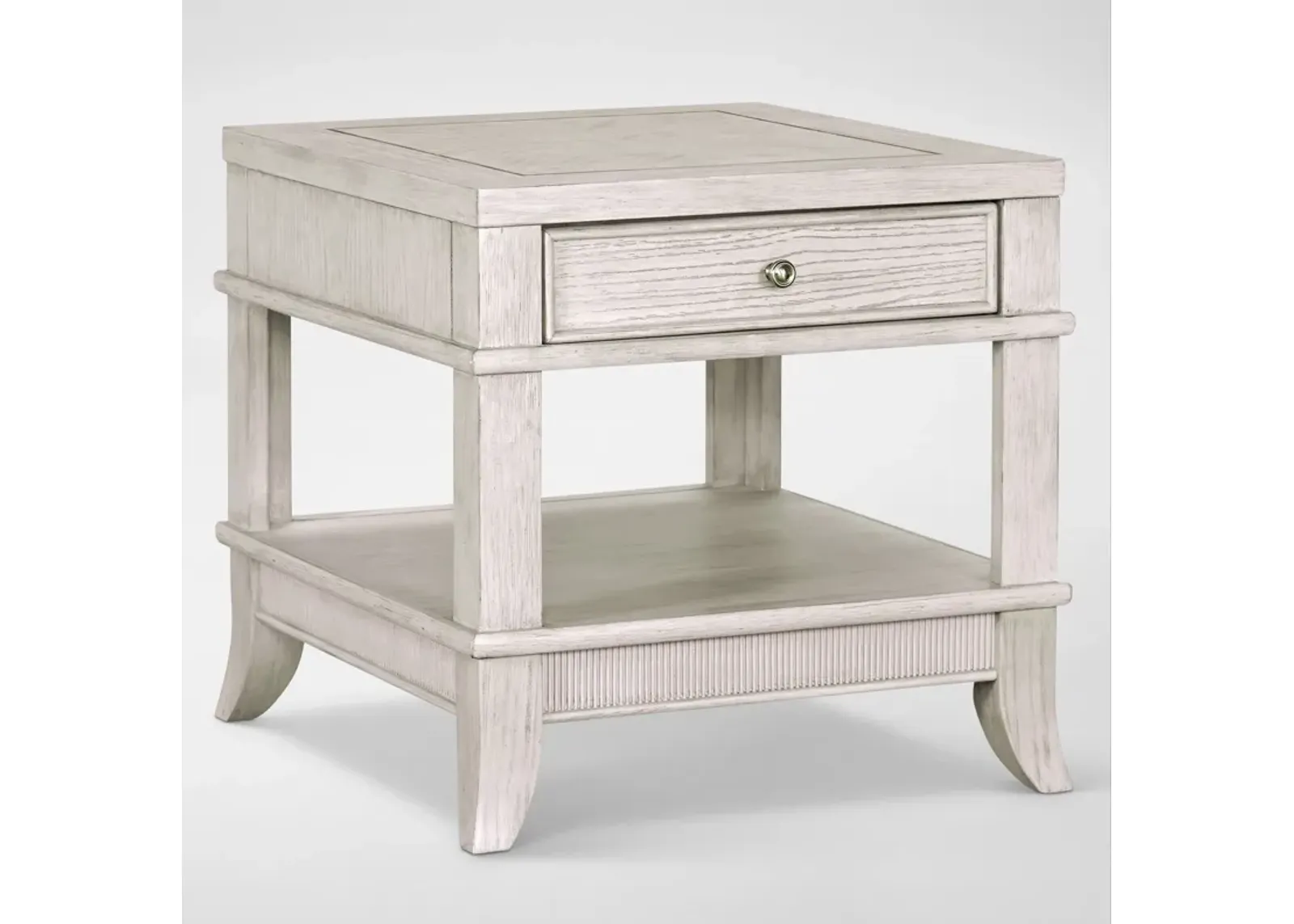 Hazel End Table - Water White