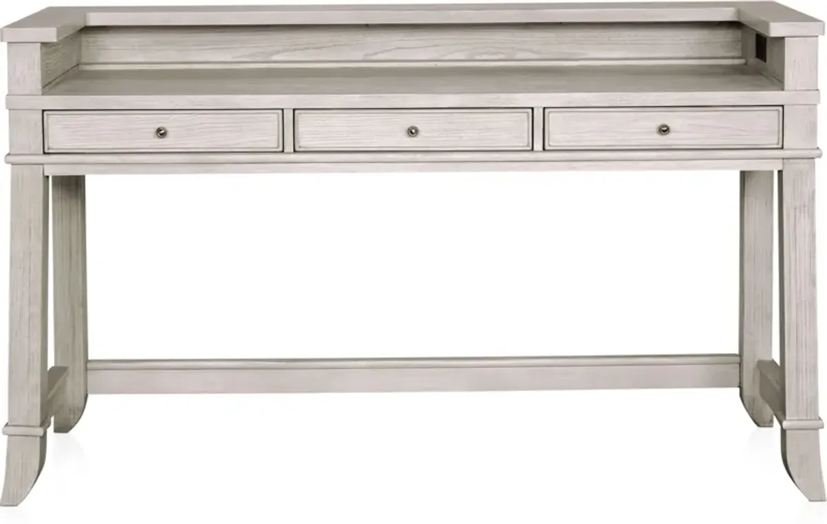 Hazel Gameday Console Table - Water White