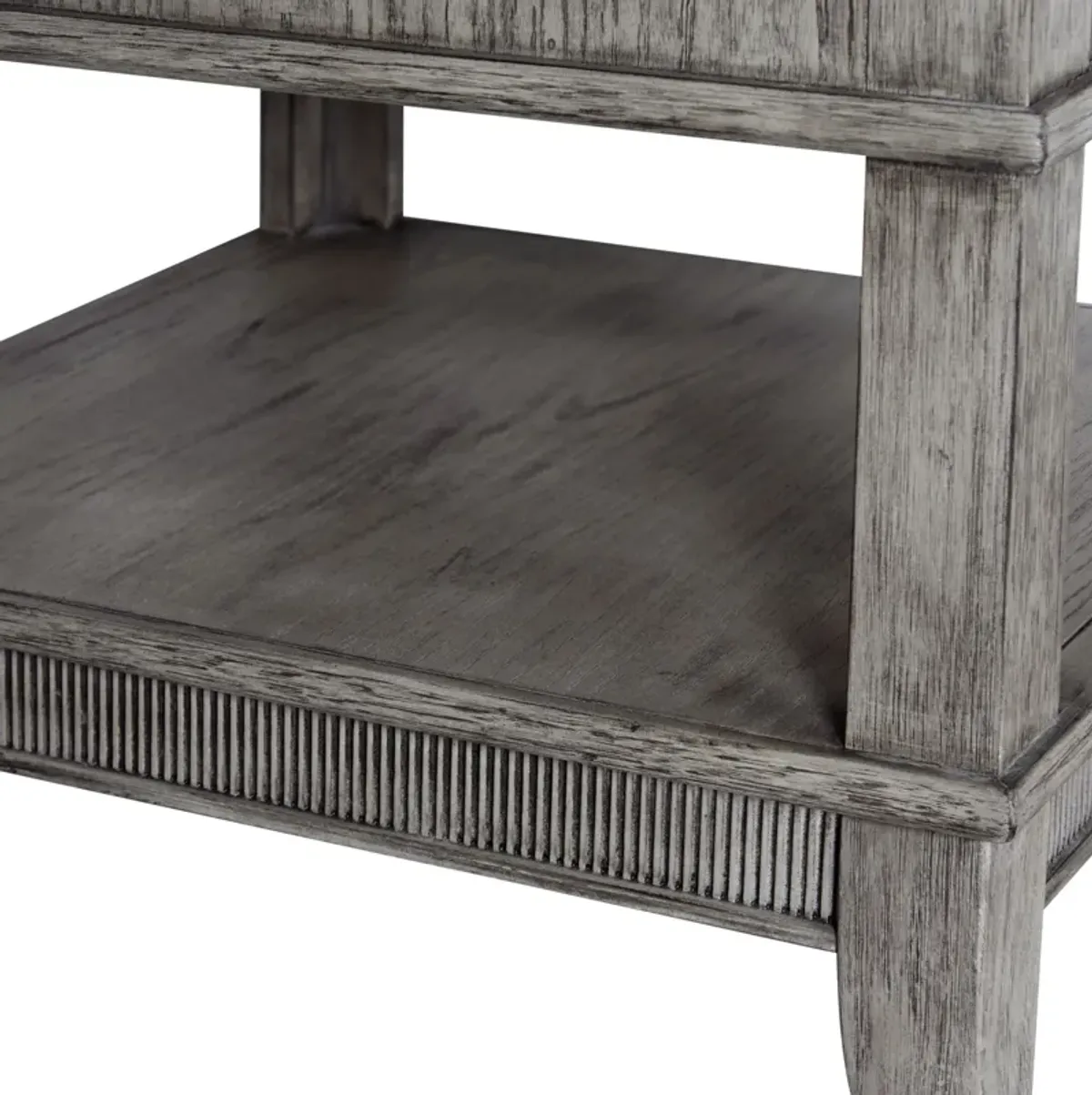 Hazel End Table - Gray