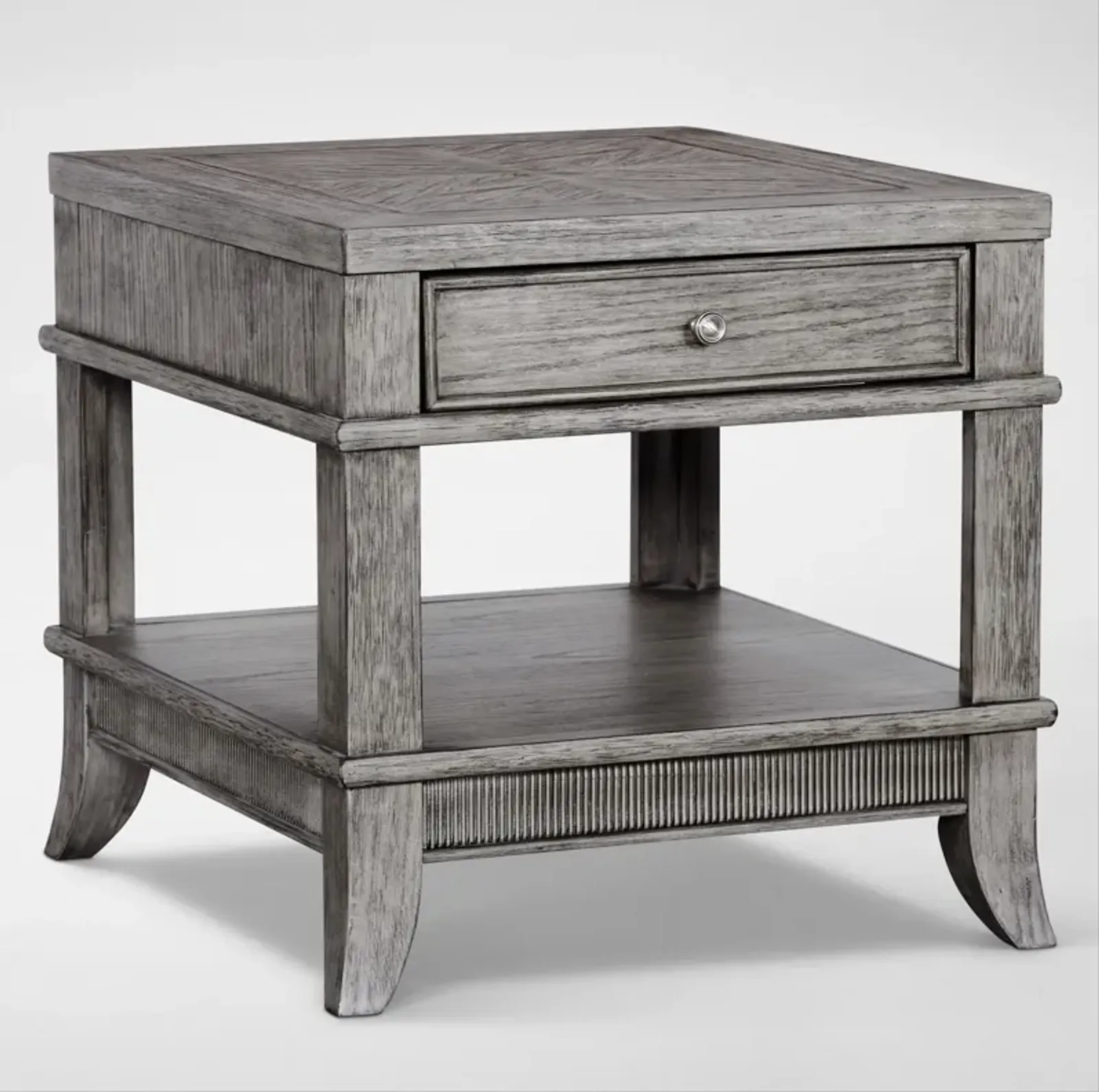 Hazel End Table - Gray