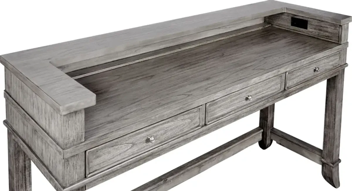 Hazel Gameday Console Table - Gray