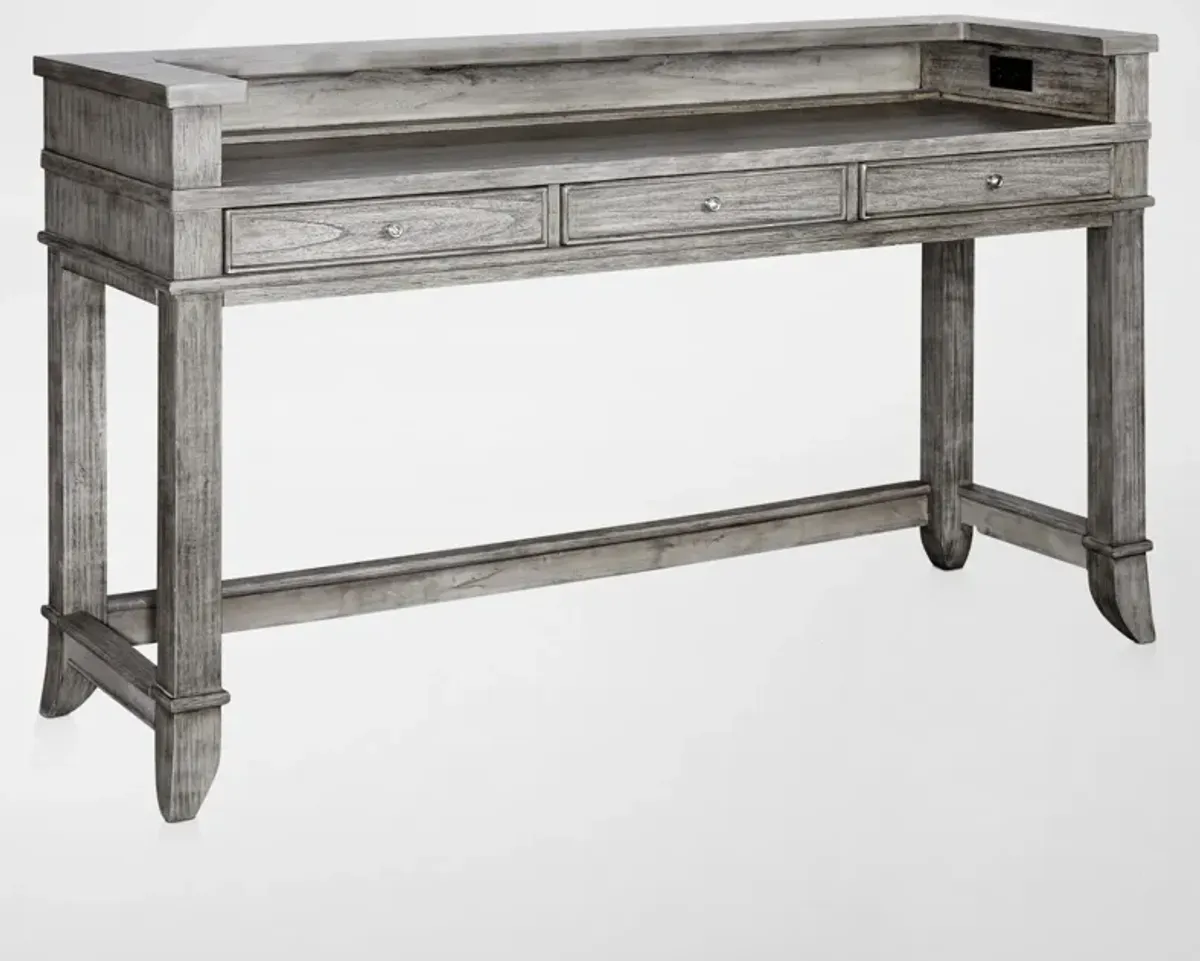 Hazel Gameday Console Table - Gray