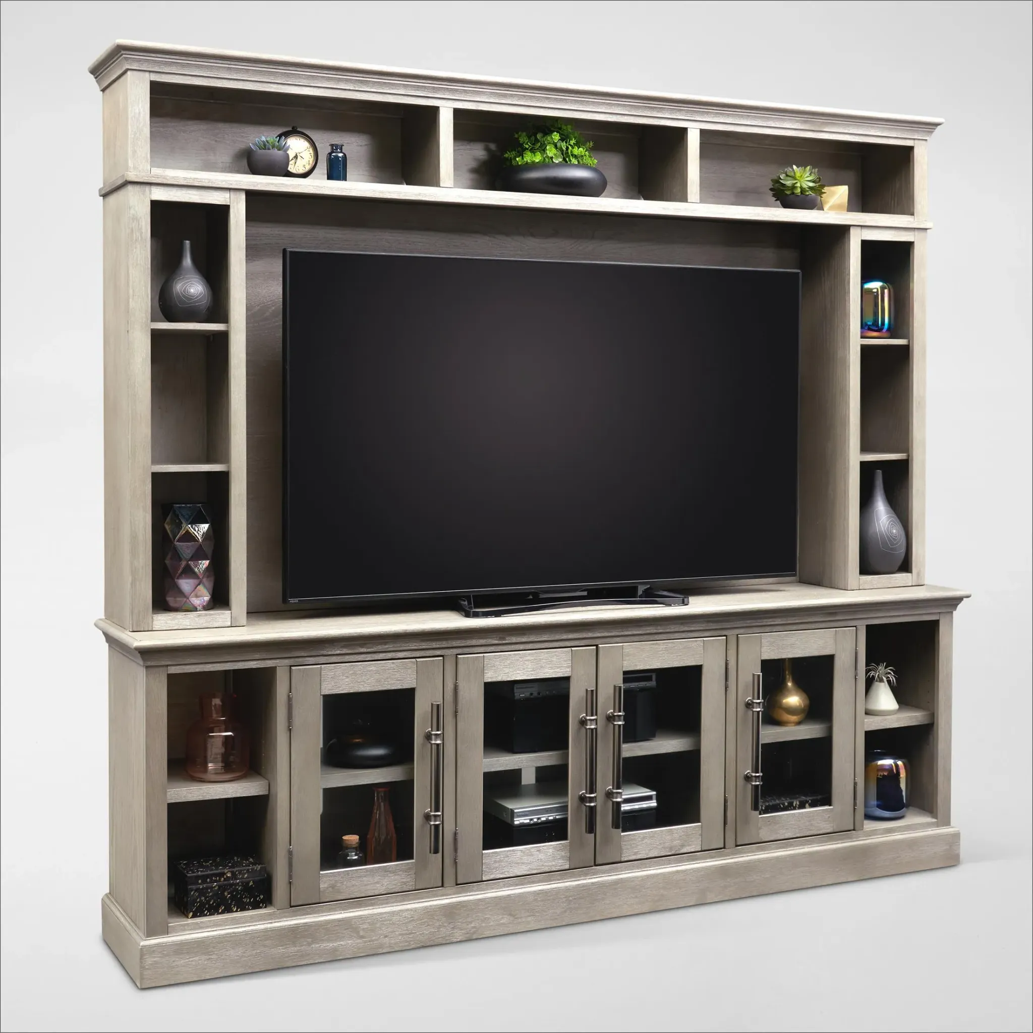 Telluride Entertainment Center - Parchment | Furniture.com