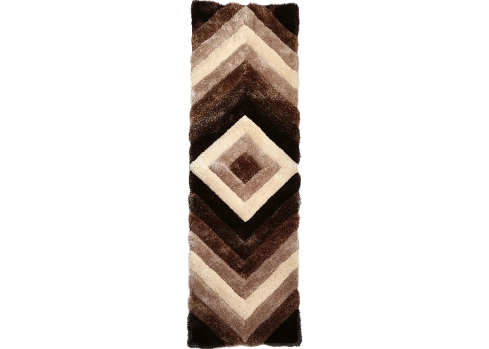 Concord 2' x 8' Runner - Brown Shag