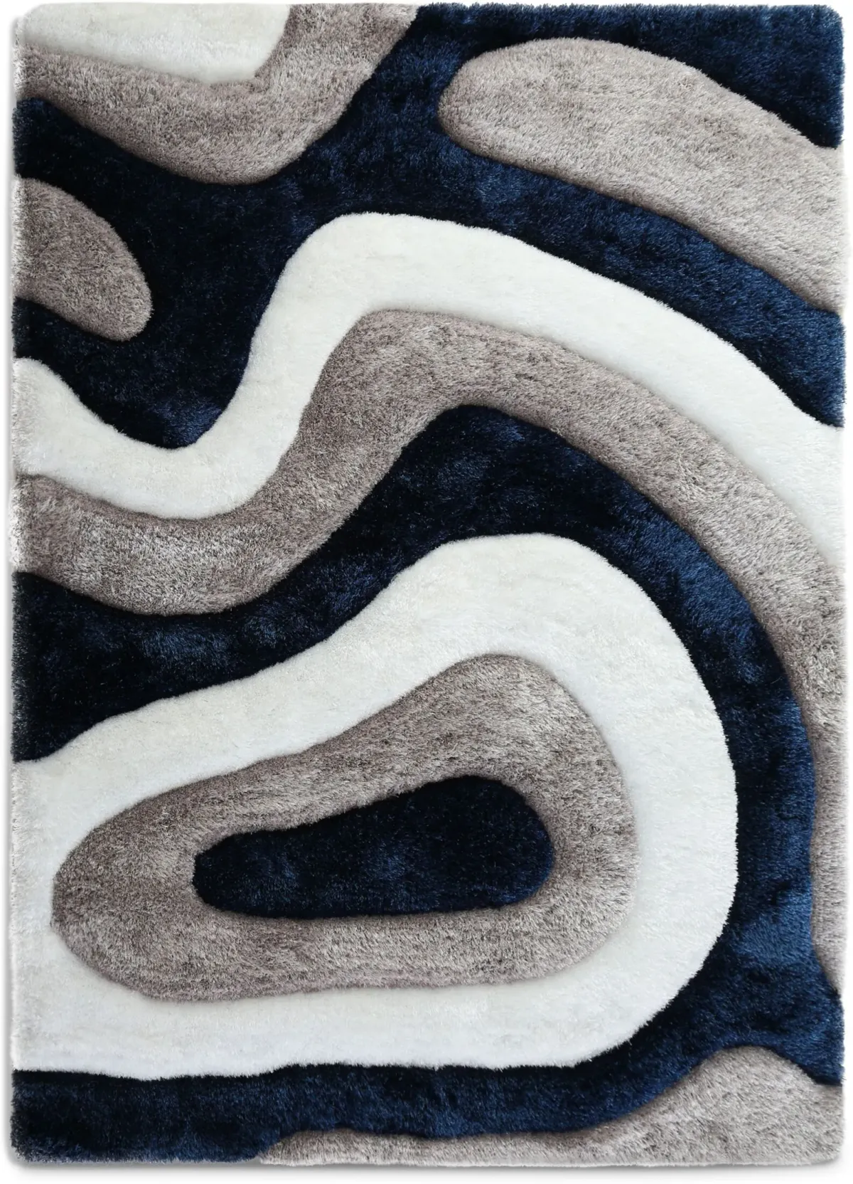 Bayou 4' x 6' Rug - Blue/White/Gray